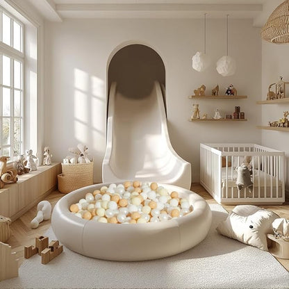 Realhaha Ball Pit Balls 50 100 200 500 Play Balls Plastic Balls for Baby Girls Toddlers Kids Play Tent Pool Playhouse Playpen Party Decoration