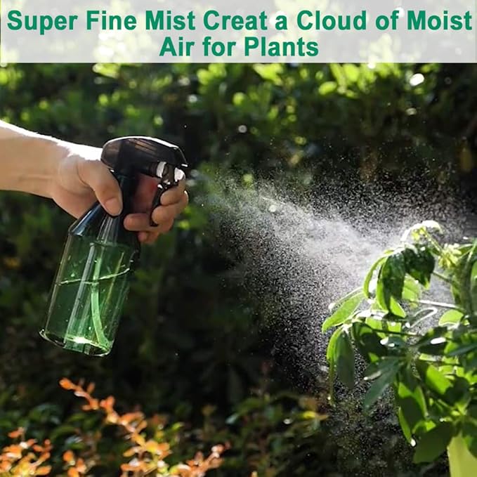 Indoor Plant Watering Can(34oz), Watering Can for Indoor Plants, Flowers, Succulents, with Plant Mister Spray Bottle(10oz)