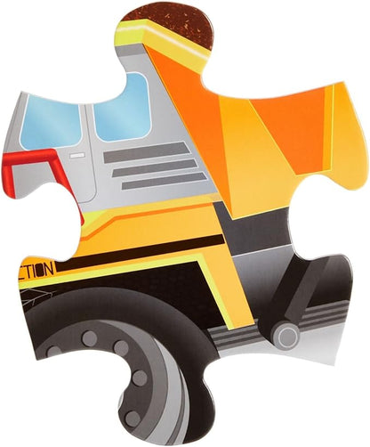 BLUE PANDA Construction Set - 48-Piece, 2 ft x 3 ft Floor Challenge - Preschool Learning & Hand Eye Coordination for Toddlers Ages 3-5