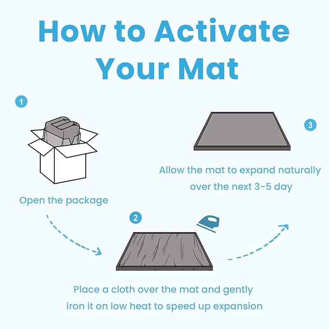 1.3" Thick Baby Play Mat for Floor Playpen, 50x50 Foam Tummy Time Mat, Padded Support Soft Plush Nursery Rug for Infant Kids Toddler Crawling Kick Activity (Light Grey)