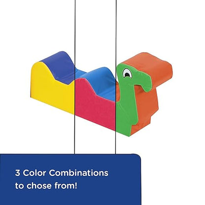 Children's Factory Nessie Family, Toddler/Infant Ride On Toys for 1-2 Year Old, Indoor Soft Play Equipment for Daycare/Classroom, Multi, Large, Set of 3