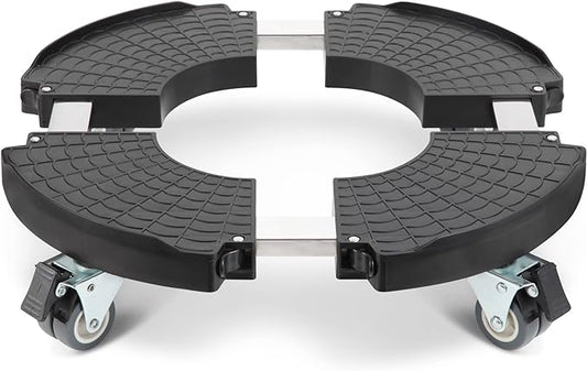 W B D WEIBIDA Plant Rollers with Wheels Heavy Duty, Adjustable 12 14 16 18 Inch Plant Caddy with Casters, Rolling Plant Stand, Large Potted Planter Cart Dolly for Flower Pot Outdoor Indoor