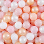 Realhaha Ball Pit Balls 50 100 200 500 Play Balls Plastic Balls for Baby Girls Toddlers Kids Play Tent Pool Playhouse Playpen Party Decoration
