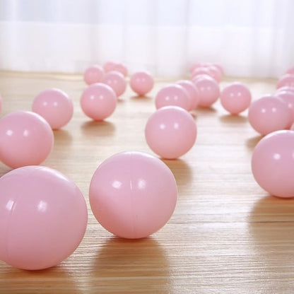PlayMaty Ball Pit Balls - 2.75inches Plastic Phthalate & BPA Free Balls Crush Proof Stress Balls Swim Pit Fun Toy with Storage Bag for Baby Playhouse Birthday Party DecorationPack of 50