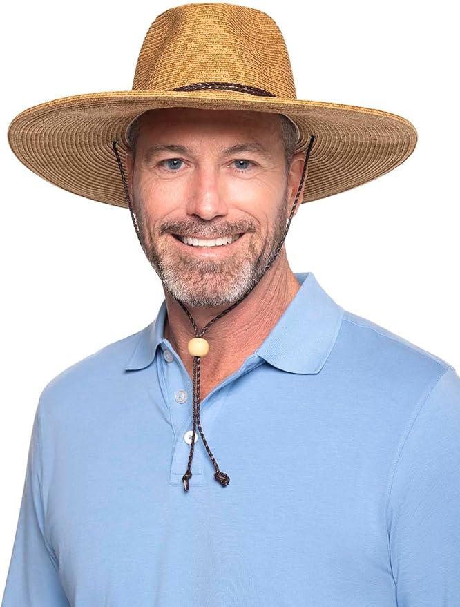 Coolibar UPF 50+ Men's Beach Comber Sun Hat - Sun Protective
