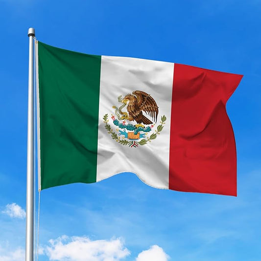 Mexico Mexican Michoacan Flag Garden Yard House 2x3 ft Flags Double Sided Print Banner Indoor Outdoor Party Home Decorations for Boat Dorm House Balcony