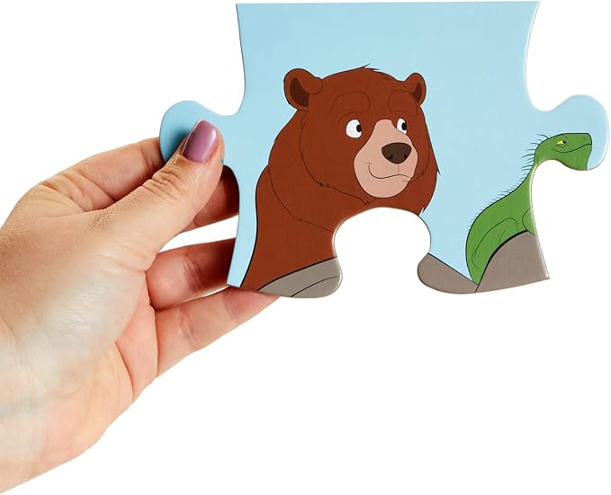 48 Piece Jumbo Floor Puzzle for Kids Ages 3-5 and 4-8, 2x3 Feet Giant Jigsaw Puzzles for Toddler Preschool Learning, Noah's Ark