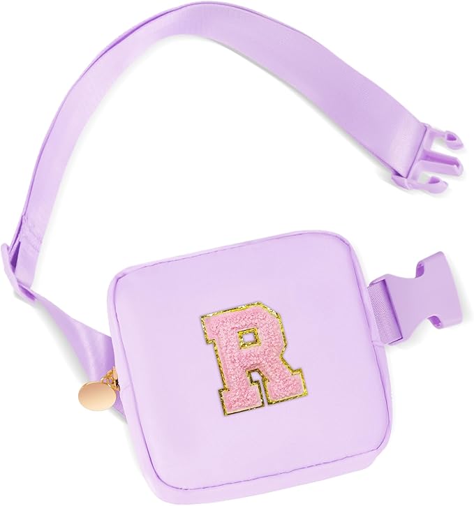 Gifts for Girls Teens Kids - Mini Belt Bag Crossbody Bag - Birthday Gifts for Daughter Sister Her,Teen Girl Essentials,Travel Essentials,Cute Teen Trendy Stuff - Lavender,R