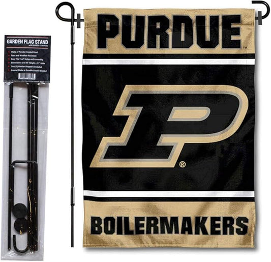 College Flags & Banners Co. Purdue Boilermakers Garden Flag with Stand Holder