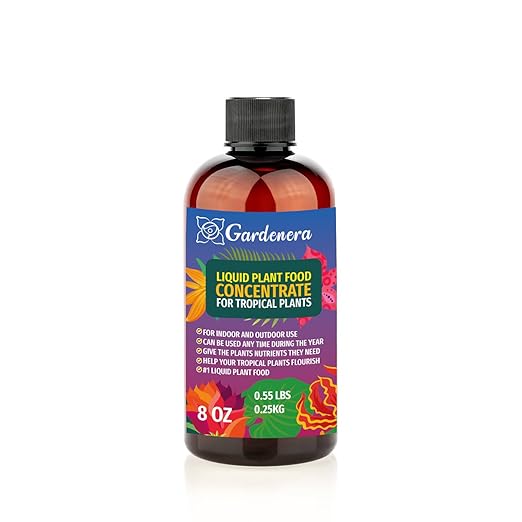 Plant Growth Superfood for Tropical Plants with 18 Essential Vitamins & Minerals - Organic Plant Food Fertilizer - Micro-Fungi and Bio-Organisms for Plant Care & Growth Enhancement - 8oz