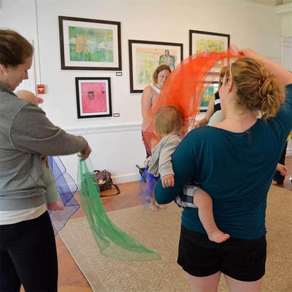 Juggling Scarves, 12 PCS Dance Scarves for Kids Play Silk Scarve for Toddlers Children Movement Music Scarf Magic Tricks Performance Props Accessories Rhythm Band Scarfs 12colors 24 inches