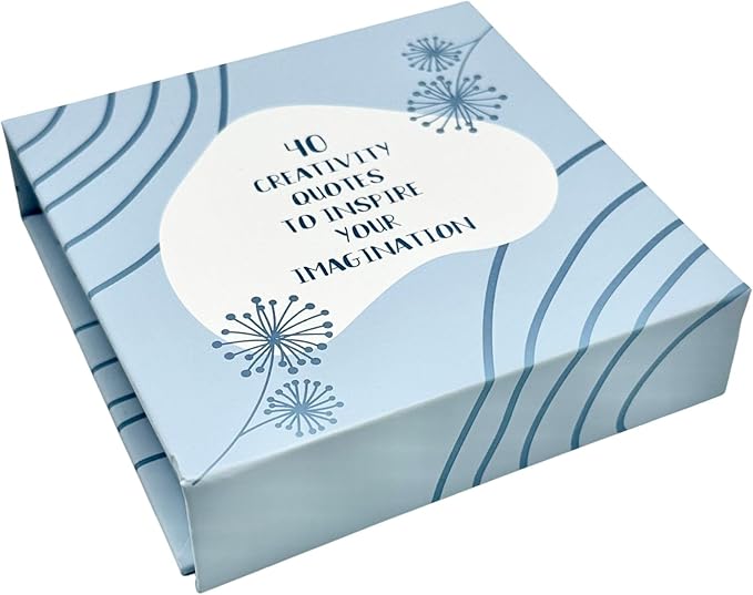 40 Creativity Quotes to Inspire Your Imagination – Creativity Cards – Daily Inspiration Cards with Famous Creative Quotes for Writers, Students & Teams