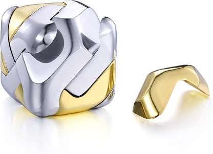 Metal Puzzle 3D Cube Brain Teaser Puzzles