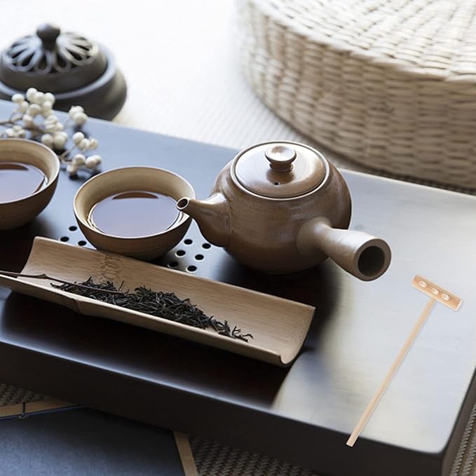 EXCEART Mini Rake Set - 80 Pcs Meditating Sand Zen Garden Accessories - Bamboo & Wood Adjustable Tools