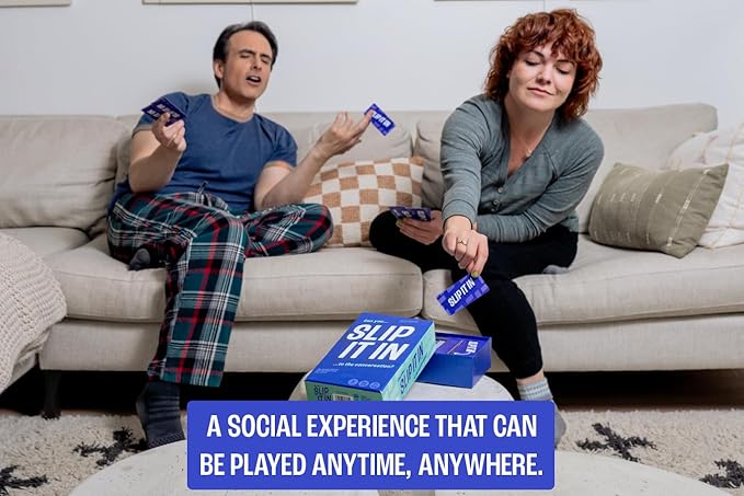 Gray Matters Games Slip It in | Quick to Learn & Play | Fun Party Game for Adults Ages 17+ | Perfect for Any Occasion