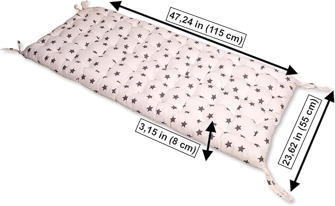 Climbing Arch Cushion Only | Cushion for Toddler Climbing Arch | Montessori Rocker | Toddler Floor Pillow for Kids (Small Star)