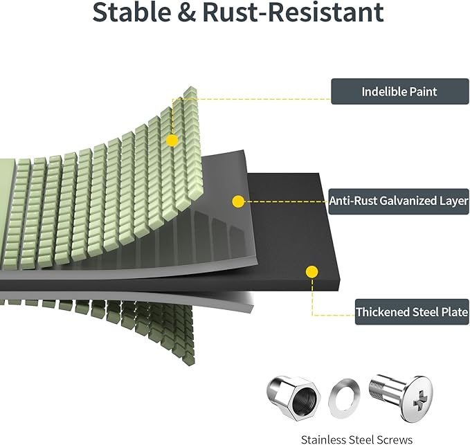 Kesfitt Raised Garden Bed Kit,Outdoor Galvanized Planter Large Metal Raised Boxes with Safety Edging and Gloves for Gardening Vegetables,Fruits,Flower(4x4x1FT)