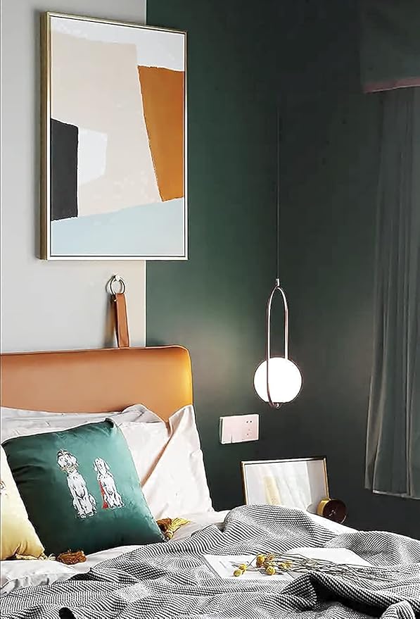 Dimoon 590''x23.6'' Green Peel and Stick Wallpaper Contact Paper Modern Self Adhesive Wall Paper Removable Renter Friendly Textured Solid Color Shelf Cabinet Vinyl Roll (590''x23.6'',Dark Green)