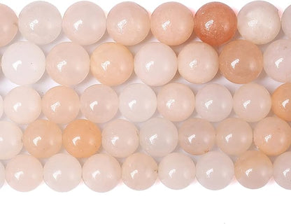 6MM 60PCS Natural Stone Pink Aventurine Loose Beads for Jewelry Making DIY Bracelet