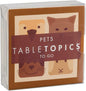 TableTopics Pets to Go Question Card Game - 40 Conversation Starter Cards to Talk About Your Pets, Fun Game for Family and Friends, Great for Road Trips or to Use as Icebreakers