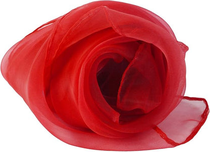 Larcele 12 Pieces Juggling Dance Scarf for Performance Prop Accessory 24 x 24 inches WDSJ-02