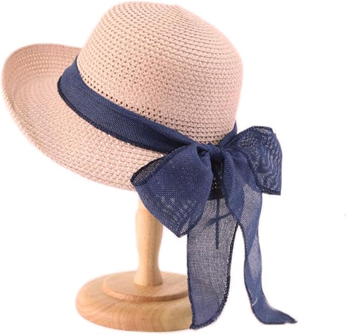 Cyiecw Women Floppy Sun Hats Fashionable Summer Wide Brim Cap BeachStraw Hat UV UPF50 Travel Packable Cotton