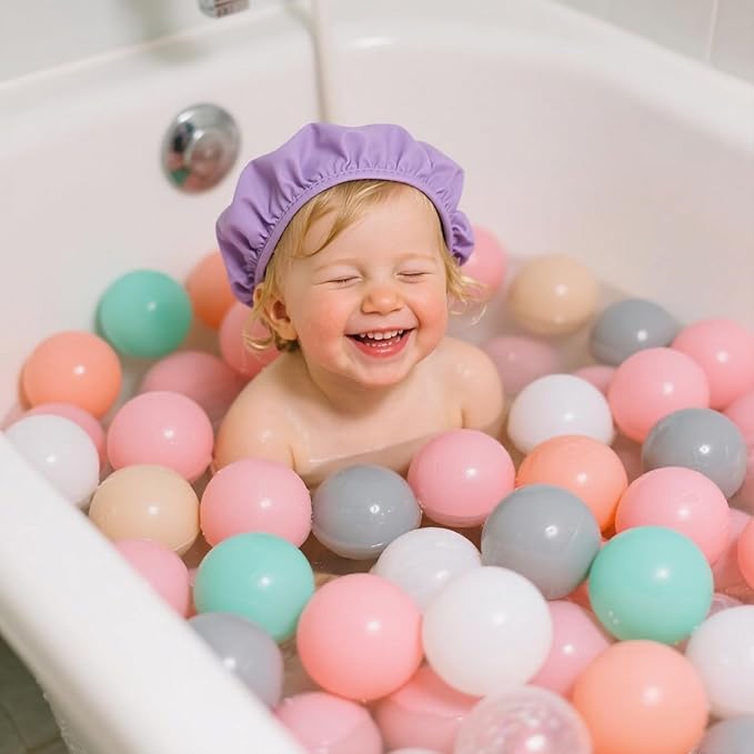 GOGOSO Balls for Ball Pit - Plastic Ball for Toddlers, Baby Kids Ball Pool Decoration 50 100 200 300 500 1000 (6 Colors, 50 Balls)