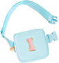 Mini Belt Bag Fanny Pack with Initials Letter Patch Small Crossbody Bags Cute Stuff Birthday Gifts for Teenager Girls Trendy Stuff for Teens - I,Blue