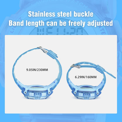 Kids Watch,Boys Watch for 3-15 Year Old Boys,Digital Sport Outdoor Multifunctional Chronograph LED 50 M Waterproof Alarm Calendar Analog Watch for Children with Silicone Band,Kids Gift