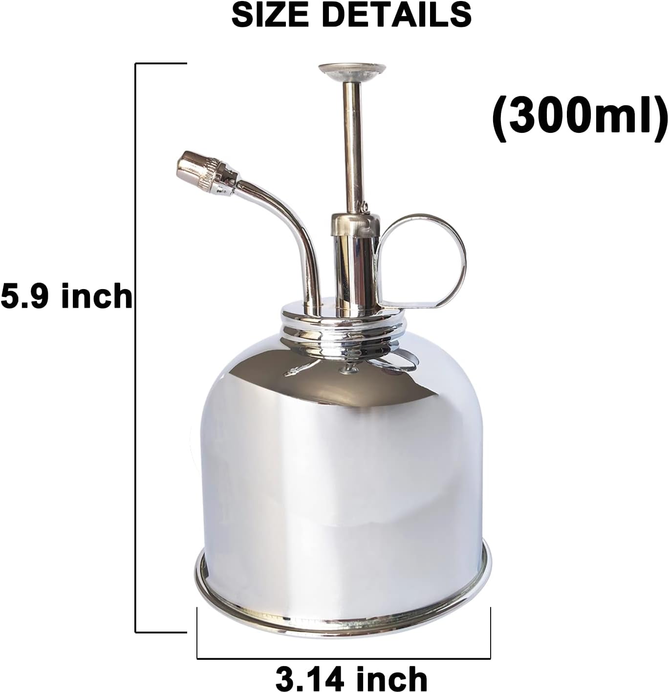 Brass Silver Spray Lianshi can Plant Spay Bottle Inner Flower Spray Mister 300ml/10.56 oz 1pcs/Lot