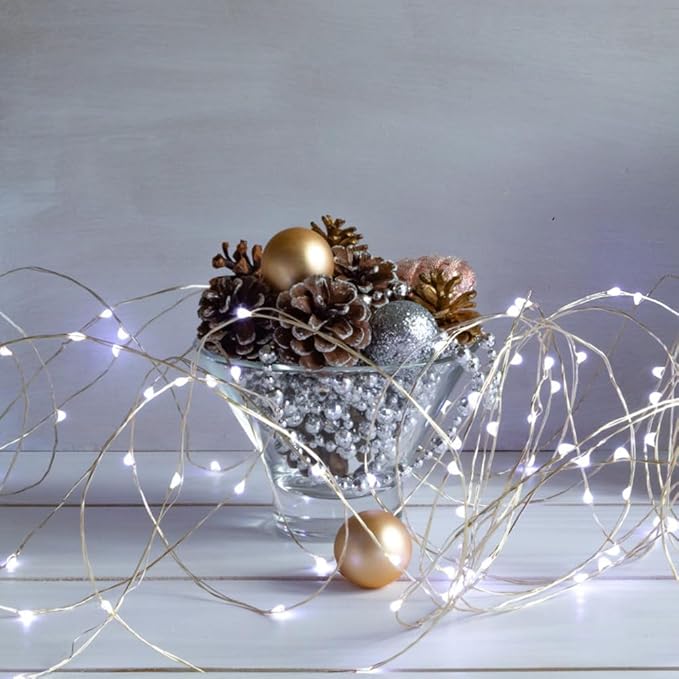 Fairy Lights Plug in,400FT 1200 LEDs Waterproof Led String Lights,Twinkle Light with 8 Modes Remote for Outdoor Indoor Christmas Wedding Birthday Garden Party Decorations,Cool White