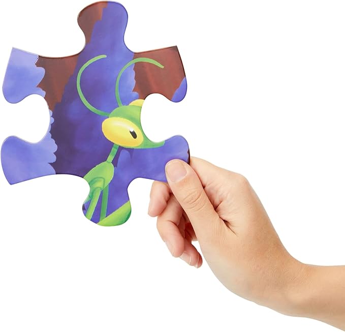 BLUE PANDA Preschool Learning Giant Floor Activity Set - 48-Piece, 2 ft x 3 ft, Multicolor - Bugs & Insects Theme & Skill Building for Toddler Learning