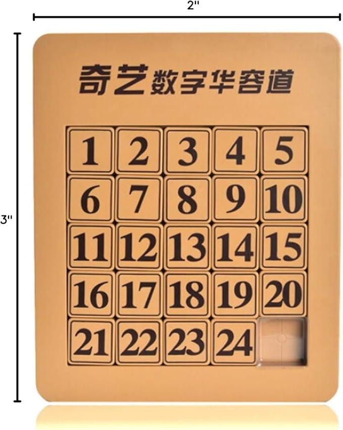 Cuberspeed 24 Klotski Puzzle Slide Number Puzzle Puzzle magnetized Brain Teasers Toy Tangram Jigsaw Intelligence