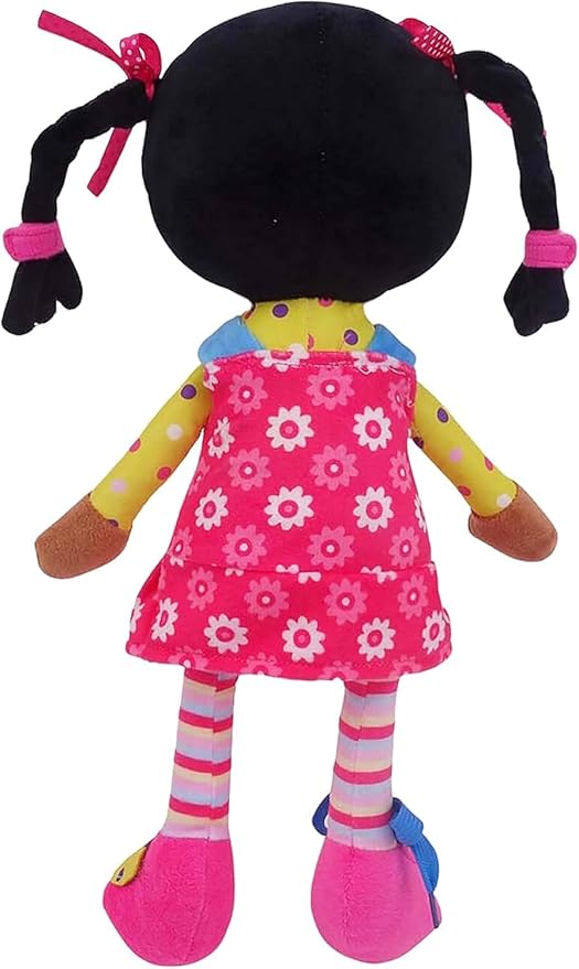 Snuggle Stuffs Sugar Snap Plush Learn to Dress Doll for Toddlers - 15" - for 2 Year Old Girl - Montessori
