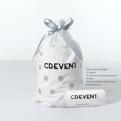 CREVENT Cozy Plush Baby Security Blanket, Loveys for Baby Girls and Boys, Birthday (Deer+Monkey)