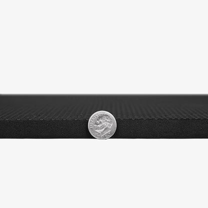 Flooring Inc's 1/2" Soft Non-Toxic Baby Play Mat, Toddler Playmat, Colorful Puzzle PlayMat, Floor Mats for Kids & Babies, EVA Foam Interlocking Tiles for Nursery & Playroom | Black, 12 Tiles, 48 Sq/Ft