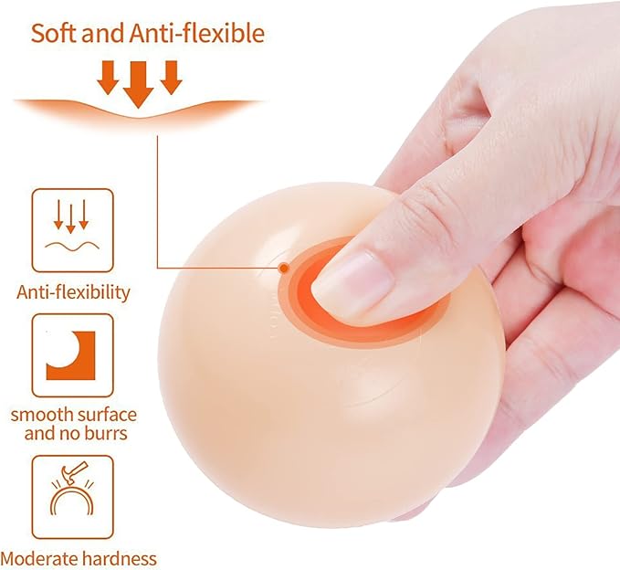 PlayMaty Ball Pit Balls - 2.75inches Plastic Phthalate & BPA Free Balls Crush Proof Stress Balls Swim Pit Fun Toy with Storage Bag for Baby Playhouse Birthday Party DecorationPack of 50