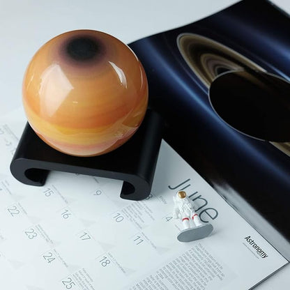 MOVA Saturn Globe 4.5” – Rotating Solar Planet Model for Home or Office Decor | No Batteries or Cords | Striking Modern Astronomy Gift