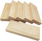 6PCS Rectangle Wood Boards Unfinished Wood Blocks for Crafting, 8x3x1in Blank Whittling Wooden Blocks for Wood Carving,Painting & Burning