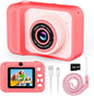 Kids Camera, 1080P Portable HD Digital Camera with 32G SD Card, Birthday Gifts for Girls 3 4 5+ Year Old