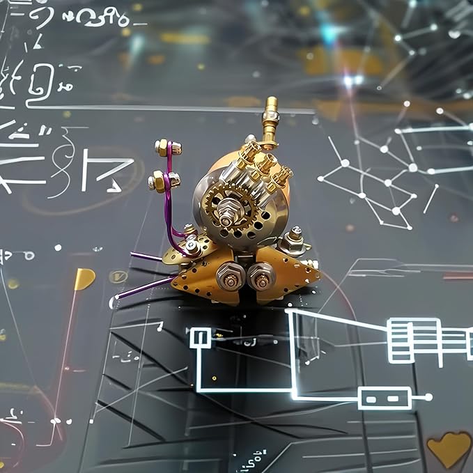 Mechanical Metal DIY 3D Insect Brass Puzzle (Snail-O)
