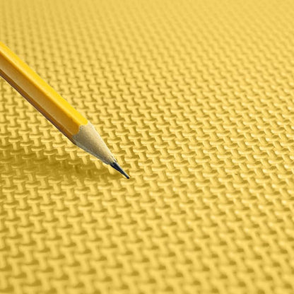 FlooringInc's 1/2" Soft Non-Toxic Baby Play Mat, Toddler Playmat, Colorful Puzzle PlayMat, Floor Mats for Kids & Babies, EVA Foam Interlocking Tiles for Nursery & Playroom | Yellow, 35 Tiles, 140 SqFt