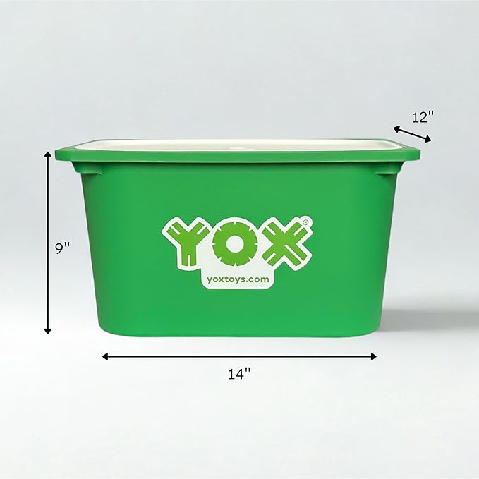 YOX Megabuilder Building Kit | Creative STEM Construction Toys | Made in USA | Bulk Building Set for Kids Ages 4-10