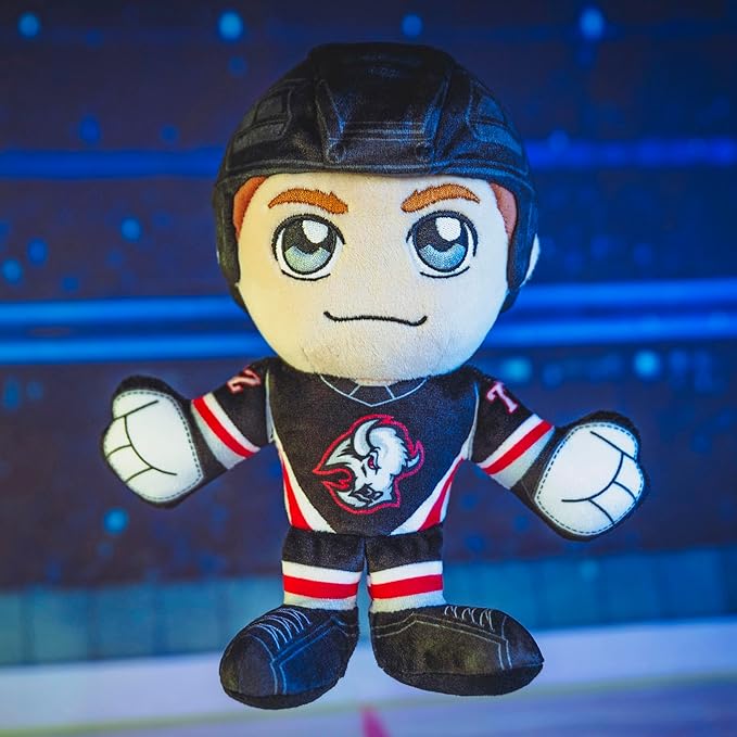 Bleacher Creatures Buffalo Sabres Tage Thompson 8" NHL Kuricha Sitting Plush - Soft Chibi Inspired NHL Superstar