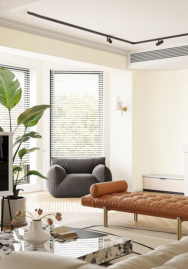 Dimoon 78.7''x17.7'' White Peel and Stick Wallpaper Contact Paper Modern Self Adhesive Wall Paper Removable Renter Friendly Textured Solid Color Shelf Cabinet Vinyl Roll (78.7''x17.7'',Cream White)