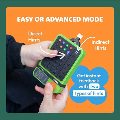 GiiKER Super Decoder, 600-Level Code-Breaking Puzzle Game for 1-2 Players, Handheld Games for Kids and Adults, Birthday Gift for Boys and Girls, Travel Games for Road Trip