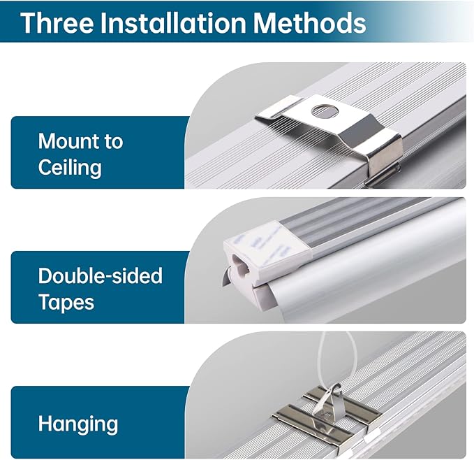 Barrina Grow Light Bulb, 96W(4 x 24W), Full Spectrum 2FT LED Grow Light, V-Shape T8 LED Grow Light Strips, Plant Lights for Indoor Plants, 4-Pack