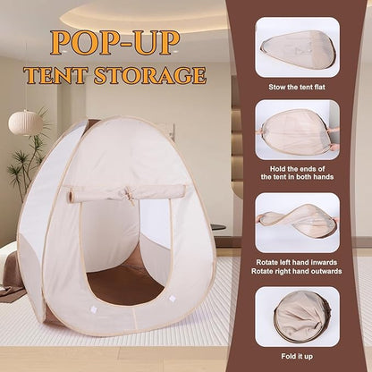 Kids Camping Playset with Pop Up Tent, Pretend BBQ Campfire Sets with Toy Food, Indoor Outdoor Educational Toys for Boys Girls Hiking Adventure Gifts Outdoor Playset Nature Exploration Toys