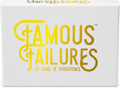 Better Me Famous Failures Card Game - Educational Game About Success and Resilience, Fun Family Activity for Game Night, Ideal for Teens