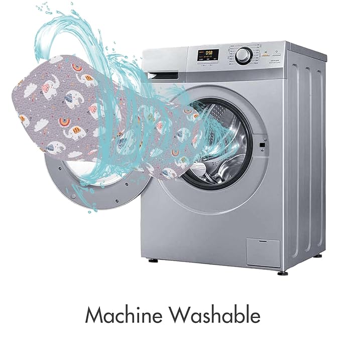 Machine Washable Baby Floor Play Mat 50x50”, Non Slip One-Piece Baby Crawling Mats for Tummy Time, Portable Playpen Mat Playmat for Babies Infants and Toddlers